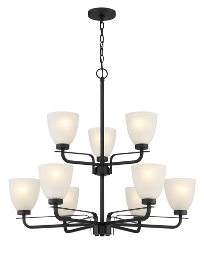 Kaitlen Nine Light Chandelier Coal