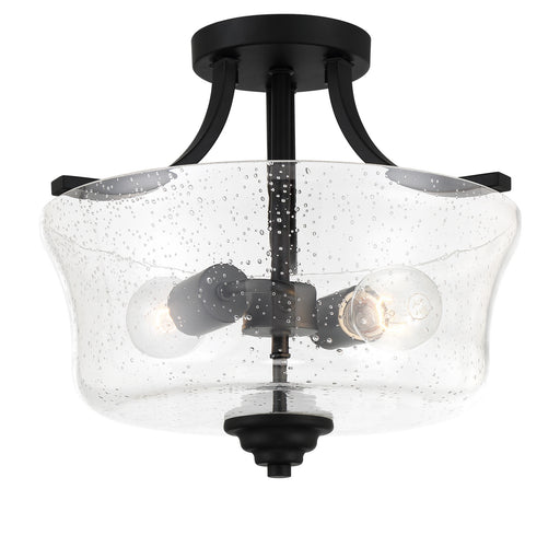Shyloh Two Light Semi Flush Mount Coal
