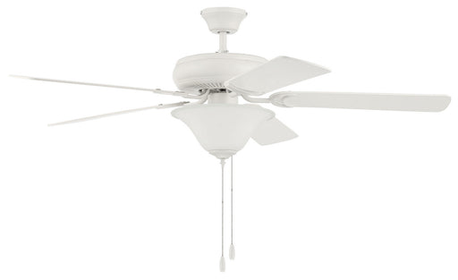Craftmade - DCF52W5C1W - 52 Inch Ceiling Fan - Decorator's Choice Bowl Light Kit - Matte White