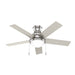 Hunter - 51449 - 44 InchesCeiling Fan - Aren - Brushed Nickel