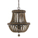 Capital Lighting - 9A123A - Three Light Chandelier - Handley - Tobacco