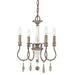 Capital Lighting - 9A193A - Four Light Chandelier - Zoe - French Antique