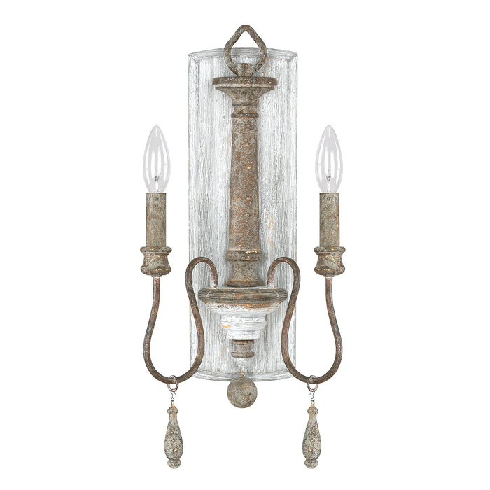 Capital Lighting - 9A198A - Two Light Wall Sconce - Zoe - French Antique