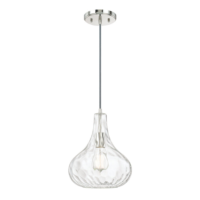 Capital Lighting - 9B239A - One Light Pendant - River - Polished Nickel