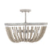 Capital Lighting - 9D294A - Four Light Semi-Flush Mount - Sarah - Mystic Sand
