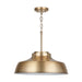 Capital Lighting - 9D328A - One Light Pendant - Oakwood - Aged Brass