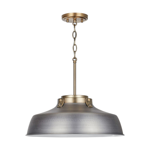 Oakwood One Light Pendant Antique Nickel