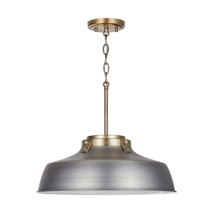Capital Lighting - 9D329A - One Light Pendant - Oakwood - Antique Nickel