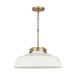 Capital Lighting - 9D330A - One Light Pendant - Oakwood - Warm White