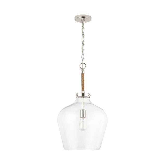 Capital Lighting - 9F371A - One Light Pendant - Boland - Polished Nickel