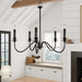 Capital Lighting - 9F375A - Five Light Chandelier - Weston - Matte Black