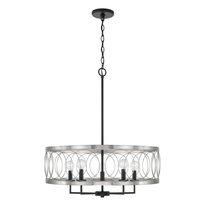 Capital Lighting - AA1003BT - Four Light Pendant - Madeline - Black Tie