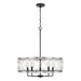 Capital Lighting - AA1003BT - Four Light Pendant - Madeline - Black Tie