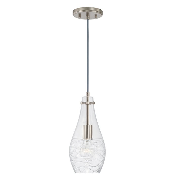 Capital Lighting - AA1006BN - One Light Pendant - Kier - Brushed Nickel