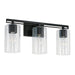 Capital Lighting - AA1008MB - Three Light Vanity - Shelton - Matte Black