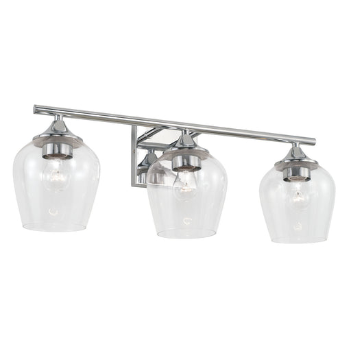 Reece Three Light Vanity Chrome
