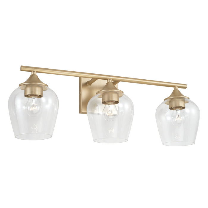 Capital Lighting - AA1009SF - Three Light Vanity - Reece - Soft Gold
