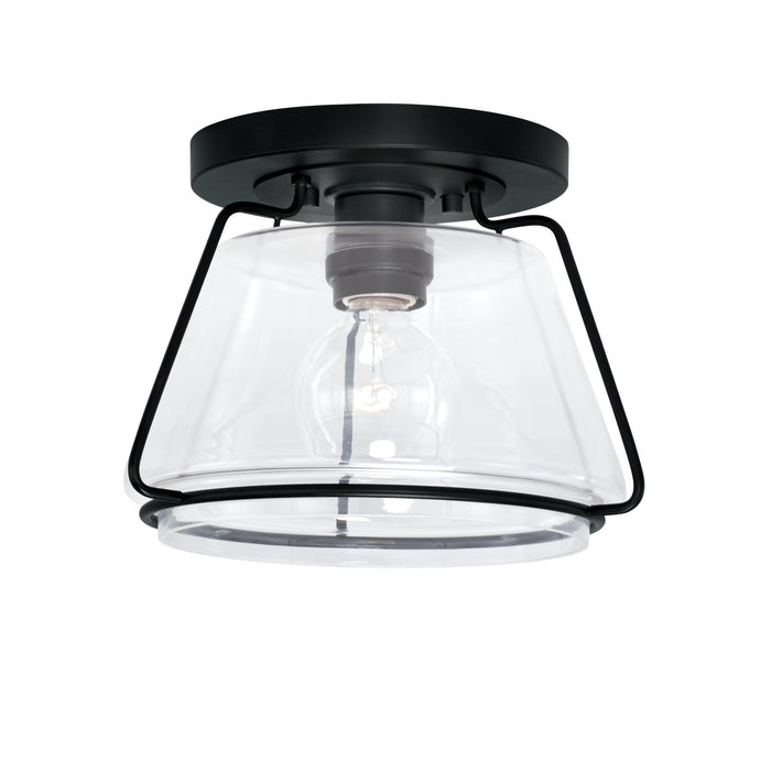 Capital Lighting - AA1010MB - One Light Flush Mount - McLane - Matte Black