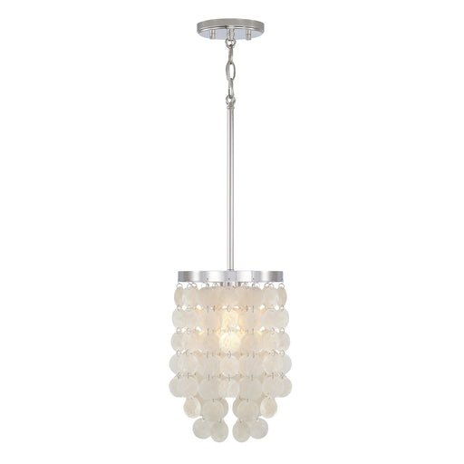 Shelby One Light Pendant Polished Nickel