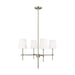 Visual Comfort Studio - 3187204-965 - Four Light Chandelier - Baker - Antique Brushed Nickel