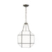 Visual Comfort Studio - 5179453-965 - Four Light Lantern - Morrison - Antique Brushed Nickel