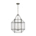 Visual Comfort Studio - 5279403-965 - Three Light Lantern - Morrison - Antique Brushed Nickel