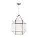 Visual Comfort Studio - 5279453-965 - Three Light Lantern - Morrison - Antique Brushed Nickel