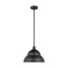 Visual Comfort Studio - 6236701-12 - One Light Outdoor Pendant - Barn Light - Black