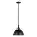 Visual Comfort Studio - 6524201-112 - One Light Pendant - Rockland - Midnight Black
