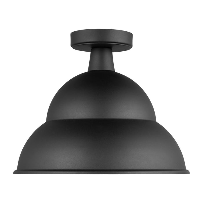 Visual Comfort Studio - 7836701-12 - One Light Outdoor Flush Mount - Barn Light - Black