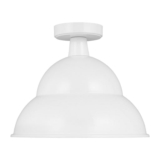 Visual Comfort Studio - 7836701-15 - One Light Outdoor Flush Mount - Barn Light - White