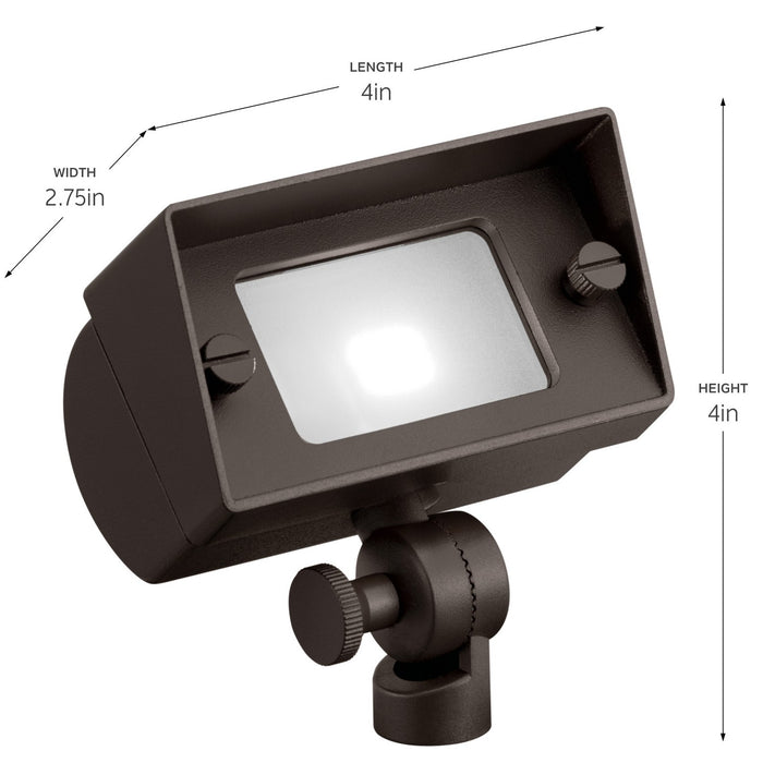 Kichler - 15476AZT - One Light Mini Flood - Textured Architectural Bronze