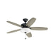 Kichler - 330161SBK - 52"Ceiling Fan - Renew Select - Satin Black