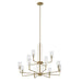 Kichler - 52412BNB - 12 Light Chandelier - Kimrose - Brushed Natural Brass