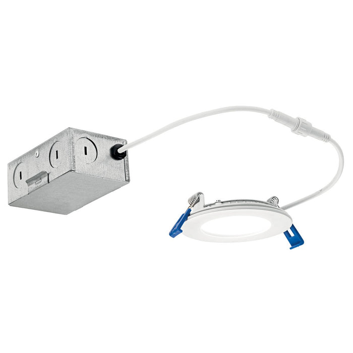 Kichler - DLSL03R3090WHT - LED Downlight - Direct To Ceiling Slim - Textured White