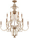Metropolitan - N6559-690 - 12 Light Chandelier - Magnolia Manor - Pale Gold With Distressed Bronze