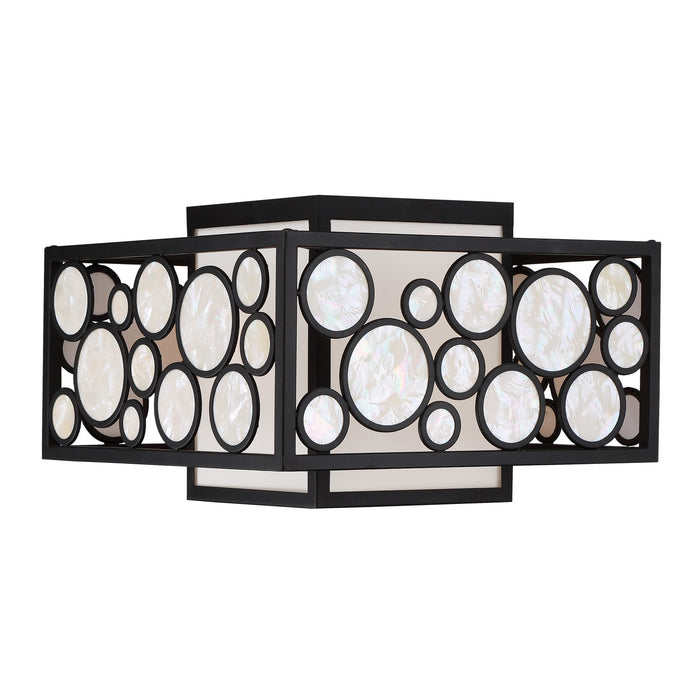 Metropolitan - N7752-143 - Two Light Flush Mount - Mosaic - Oil Rubbed Bronze