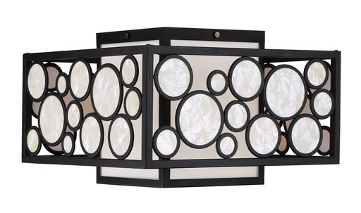 Mosaic Two Light Flush Mount Oil Rubbed Bronze