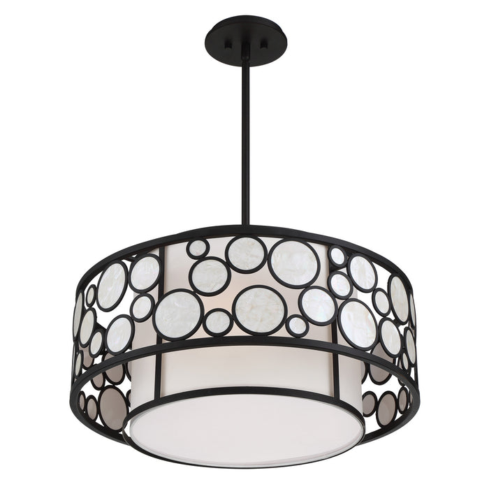 Metropolitan - N7754-143 - Four Light Pendant - Mosaic - Oil Rubbed Bronze