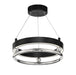 Metropolitan - N7991-572-L - LED Semi Flush Mount - Grande Illusion - Polished Nickel And Coal