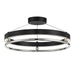 Metropolitan - N7992-572-L - LED Semi Flush Mount - Grande Illusion - Polished Nickel And Coal