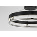 Metropolitan - N7992-572-L - LED Semi Flush Mount - Grande Illusion - Polished Nickel And Coal