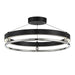 Metropolitan - N7992-572-L - LED Semi Flush Mount - Grande Illusion - Polished Nickel And Coal