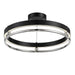 Metropolitan - N7992-572-L - LED Semi Flush Mount - Grande Illusion - Polished Nickel And Coal