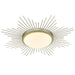 Golden - 9126-FM24 WG-OP - LED Flush Mount - Kieran - White Gold