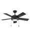 Hinkley - 904042FMB-LIA - 42 Inch Ceiling Fan - Croft - Matte Black