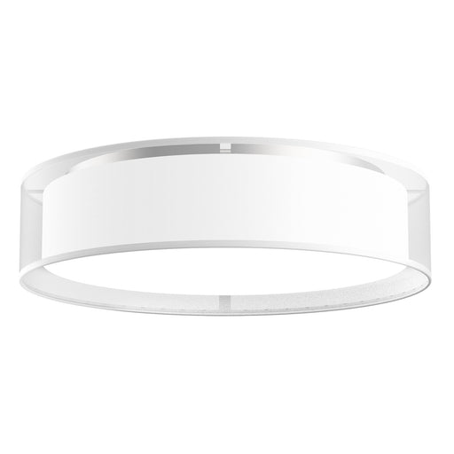 Dalton LED Flush Mount White Organza