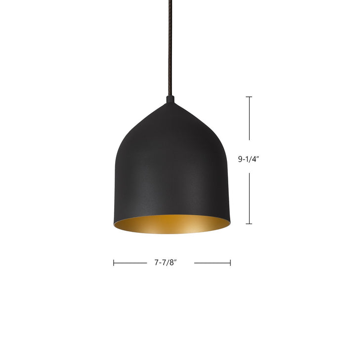Kuzco Lighting - PD9108-BK/GD - LED Pendant - Helena - Black/Gold