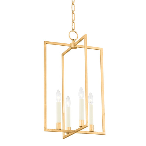 Hudson Valley - MDS421-GL - Four Light Pendant - Middleborough - Gold Leaf