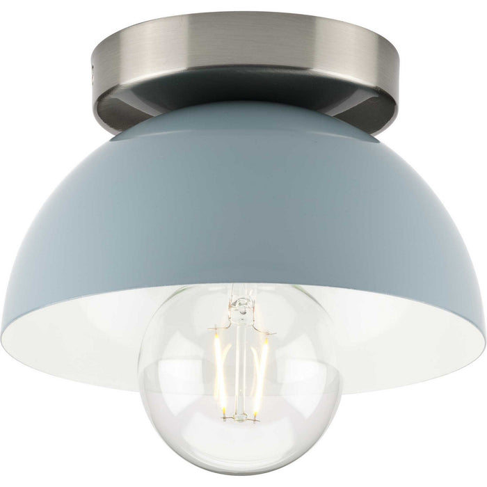 Progress Lighting - P350217-164 - One Light Flush Mount - Eva - Coastal Blue